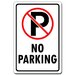 parking no